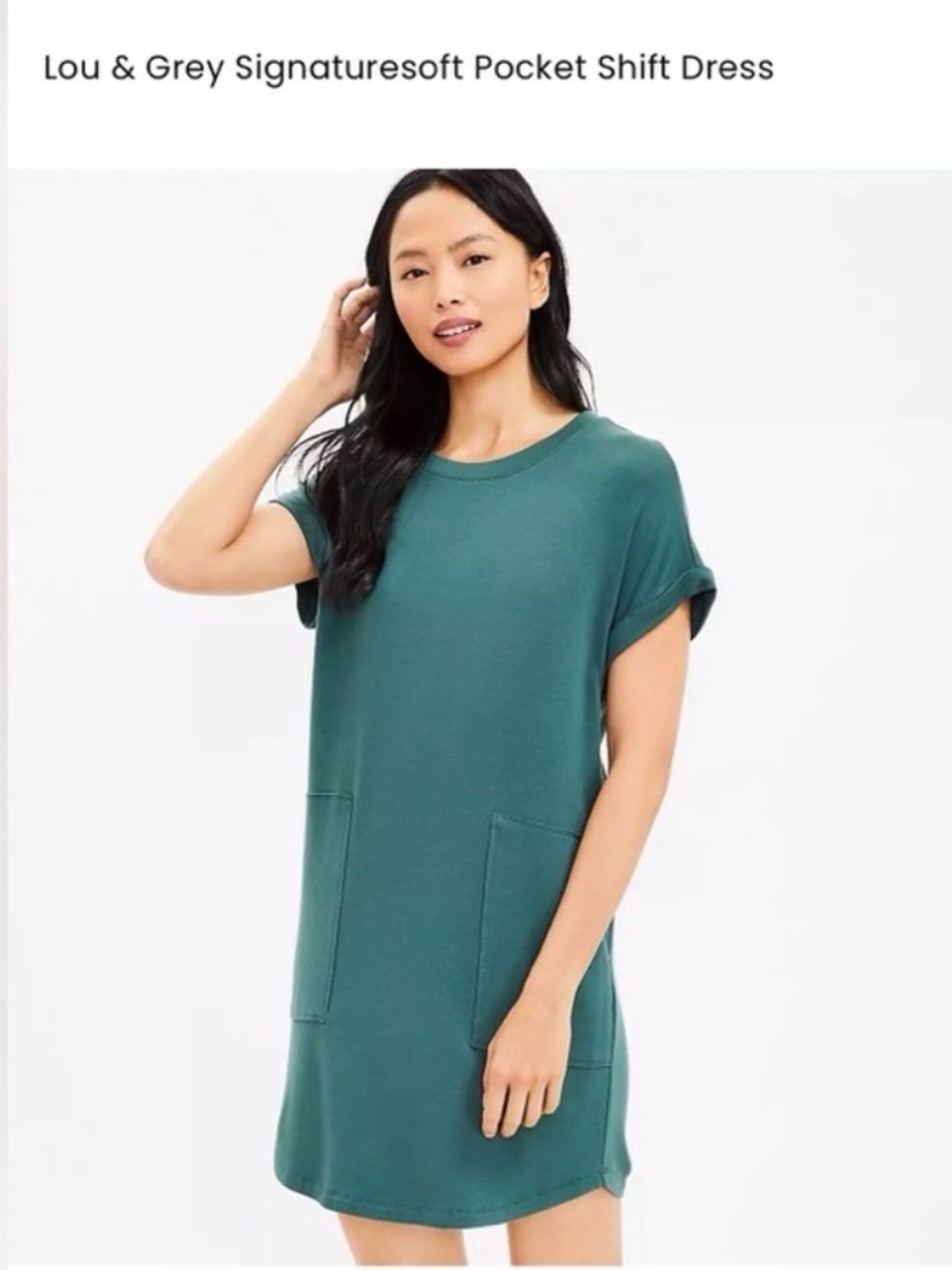 Lou & Grey Signaturesoft Pocket Shift Dress